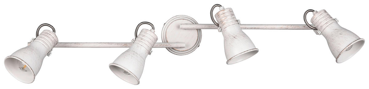 TRIO Strahler STEAM 813400427 weiß Metall B/H/T: ca. 77x17x10 cm E14 4 Brennstellen Steam - weiß (77,00/17,00/10,00cm) - Trio