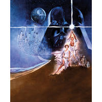 Komar Fototapete Star Wars Poster Classic 2 B/L: ca. 200x250 cm Star Wars Poster Classic 2 - (200,00/250,00cm) - Komar