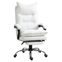 Drehstuhl 921-335WT weiß 921-335WT - weiß (66,00/122,00/72,00cm) - Vinsetto