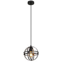 GLOBO Deckenleuchte schwarz Metall H/D: ca. 120x20 cm E27 1 Brennstellen TAMARA - schwarz (20,00/120,00cm) - GLOBO