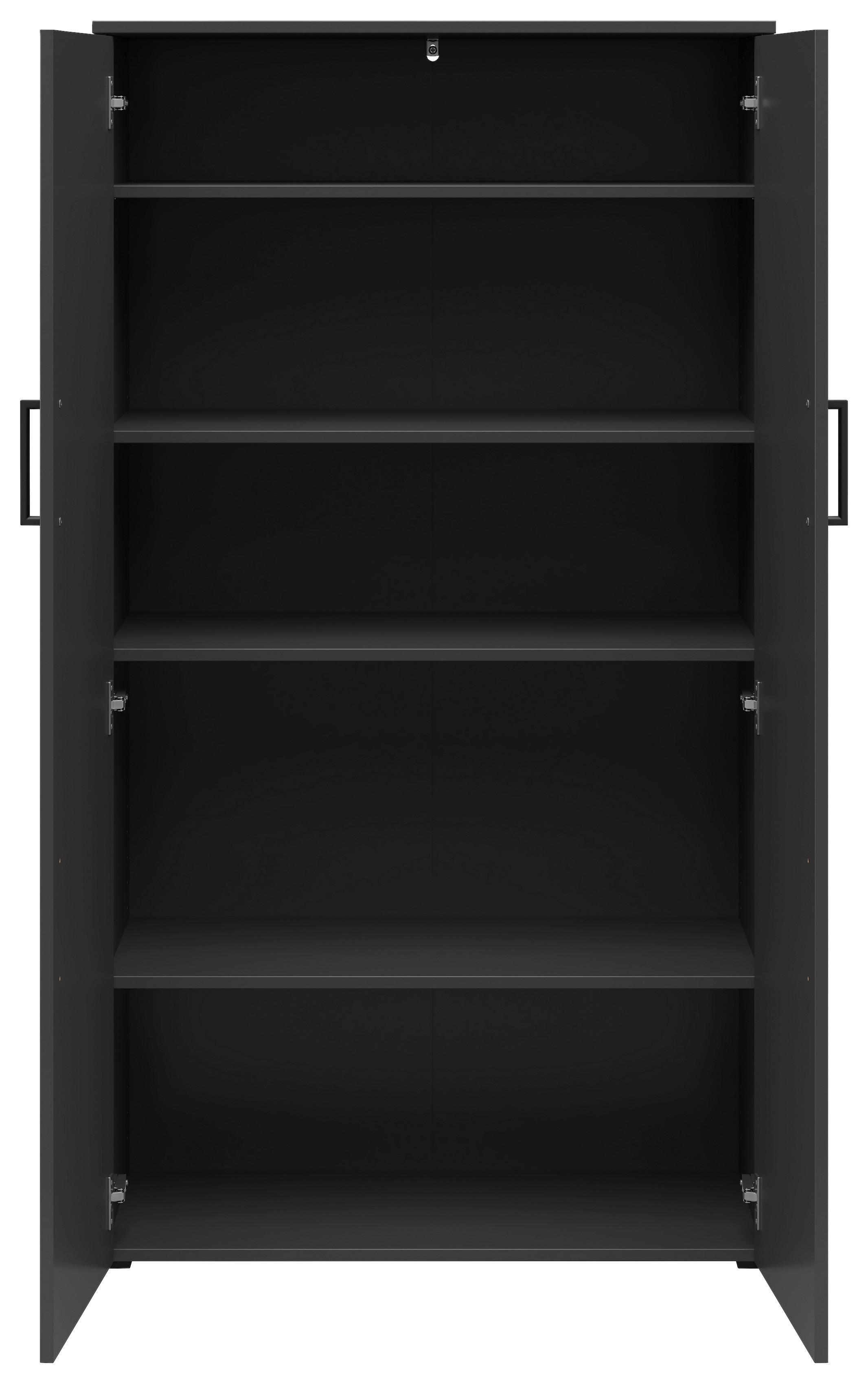Schrank Multi-Stauraum Typ 35 anthrazit B/H/T: ca. 80x147x40 cm Multi-Stauraum Typ 35 - anthrazit (80,00/147,00/40,00cm)