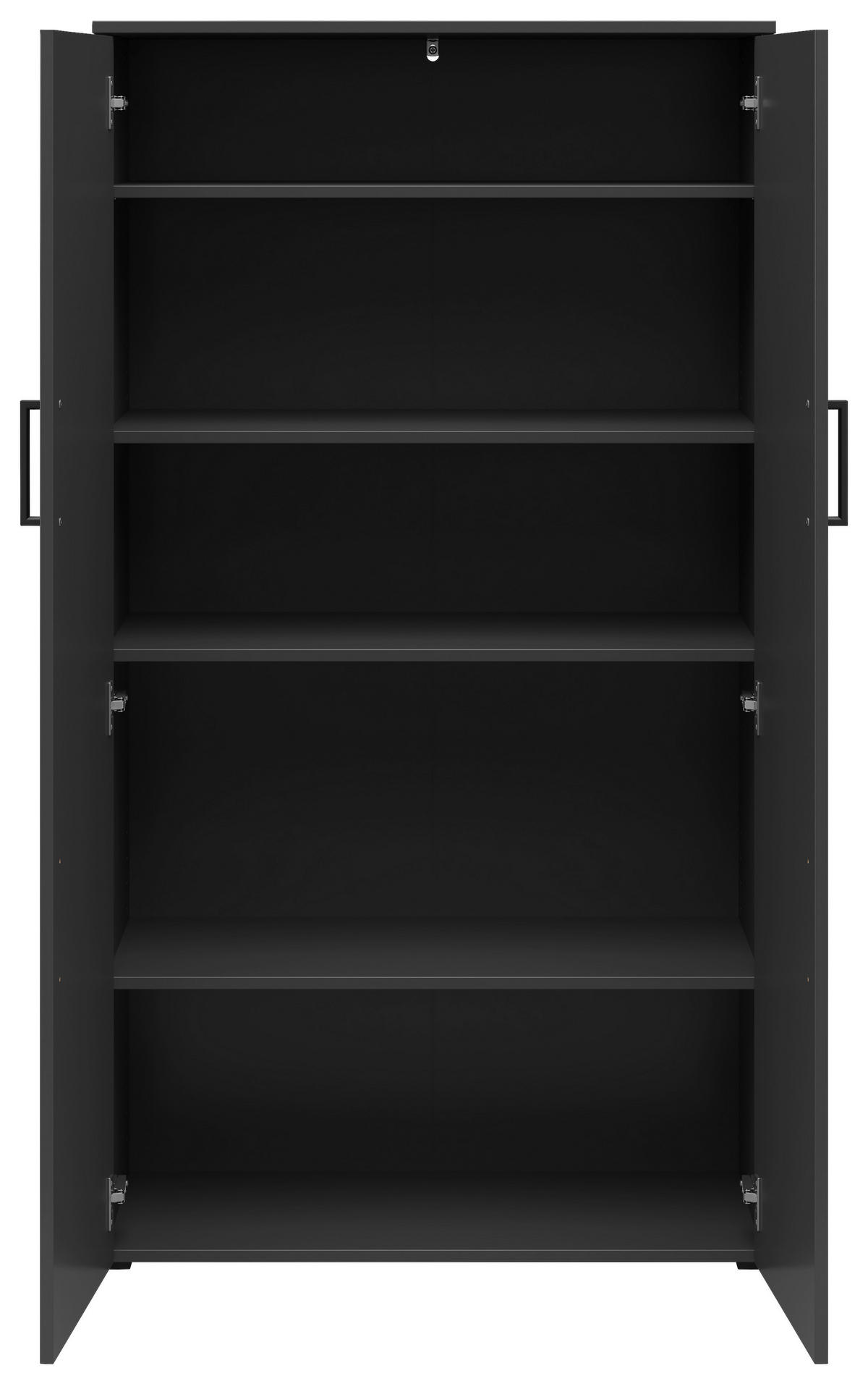 Schrank Multi-Stauraum Typ 35 anthrazit B/H/T: ca. 80x147x40 cm Multi-Stauraum Typ 35 - anthrazit (80,00/147,00/40,00cm)