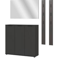 Garderobe 7880-547 Graphit Optik B/H/T: ca. 173x200x37 cm 7880-547 - Graphit (173,00/200,00/37,00cm) - Germania