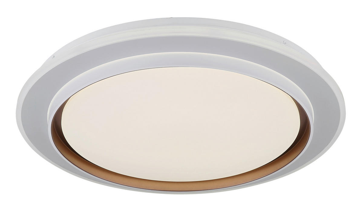 GLOBO Deckenventilator Deckenleuchte-Janice - weiß (49,50/7,50/49,00cm) - GLOBO