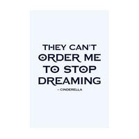 Komar Poster Cinderella Quote Disney B/L: ca. 50x70 cm Cinderella Quote - (50,00/70,00cm) - Komar