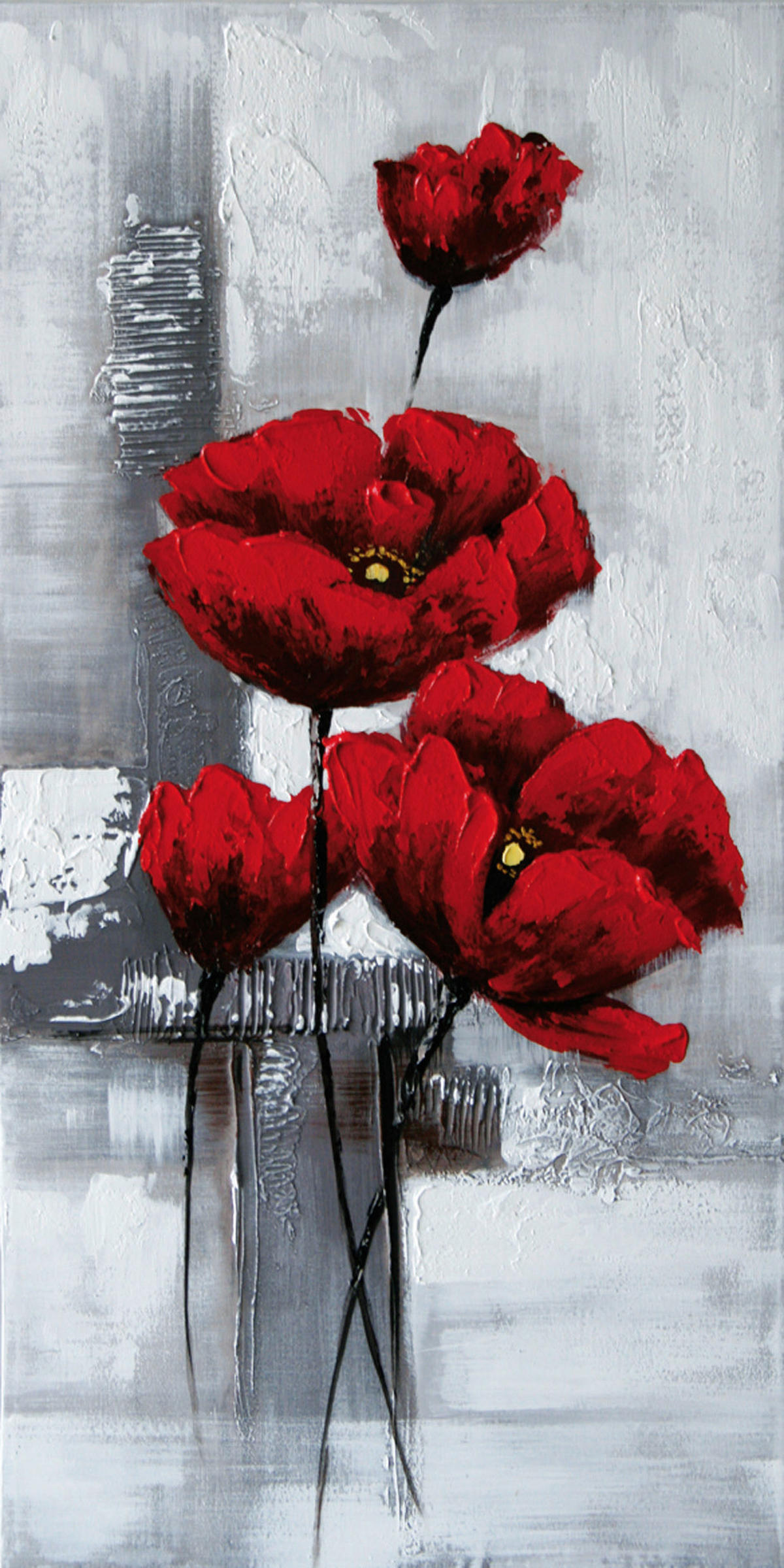 Bönninghoff Ölgemälde Blumen B/L: ca. 40x80 cm Ölgemälde_handgefertigt - (40,00/80,00cm) - Bönninghoff
