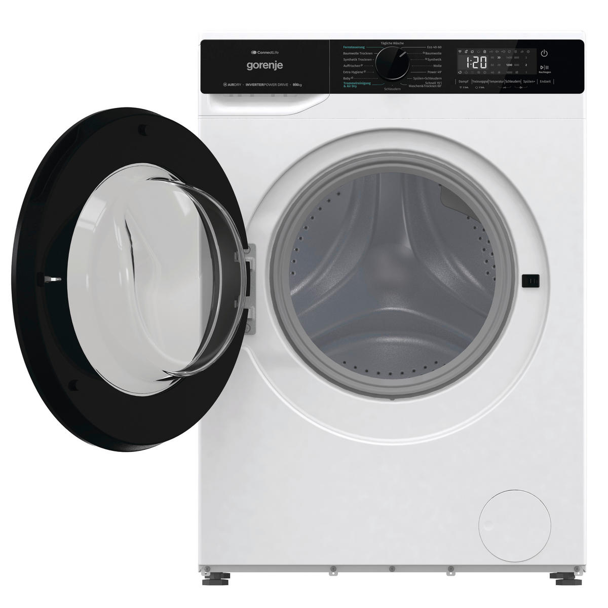 Gorenje Waschtrockner WD2PA964ADW1/DE Waschtrockner WD2PA964ADW1/DE - weiß/schwarz (55,00/60,00/85,00cm) - Gorenje