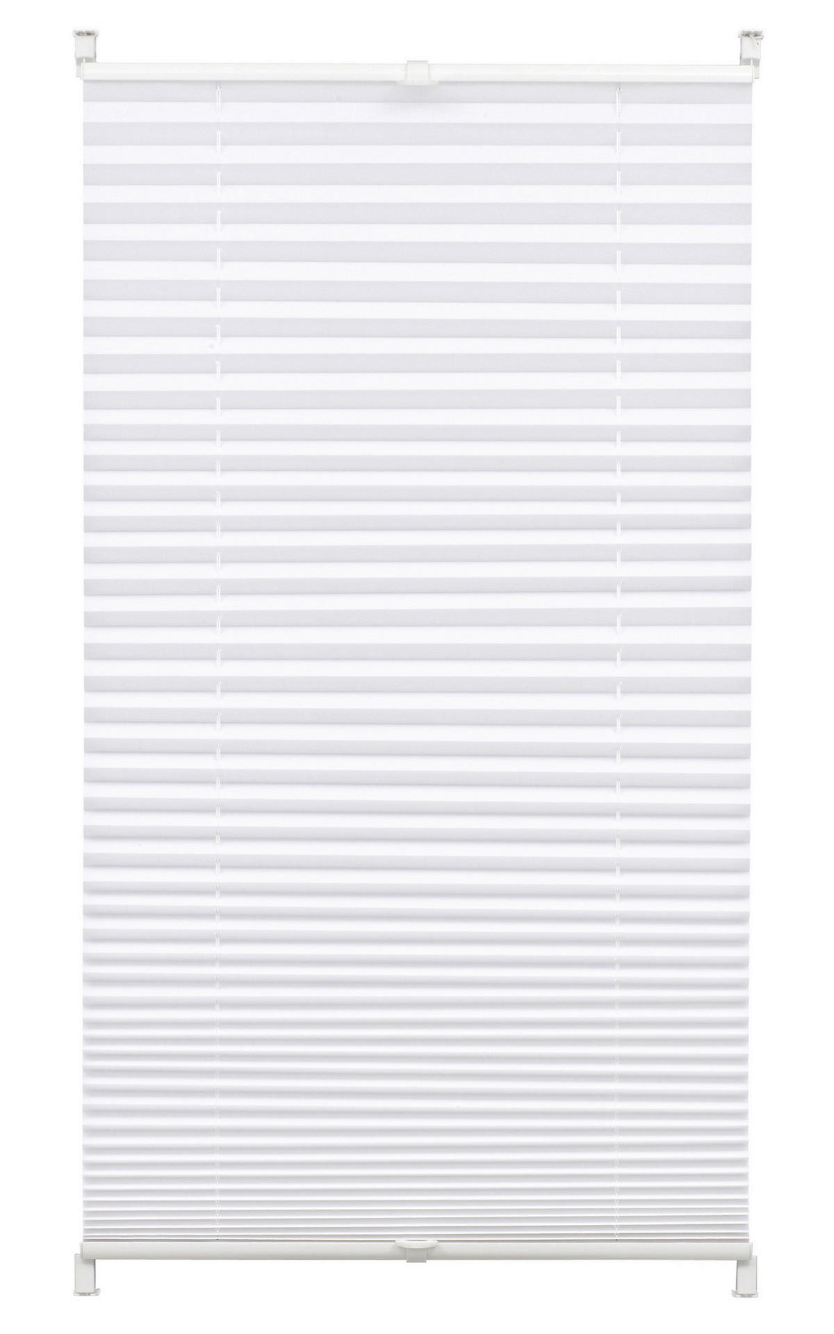 Boviva Spannplissee weiß B/L: ca. 40x130 cm Plissee-uni_TL - weiß (40,00/130,00cm) - Boviva