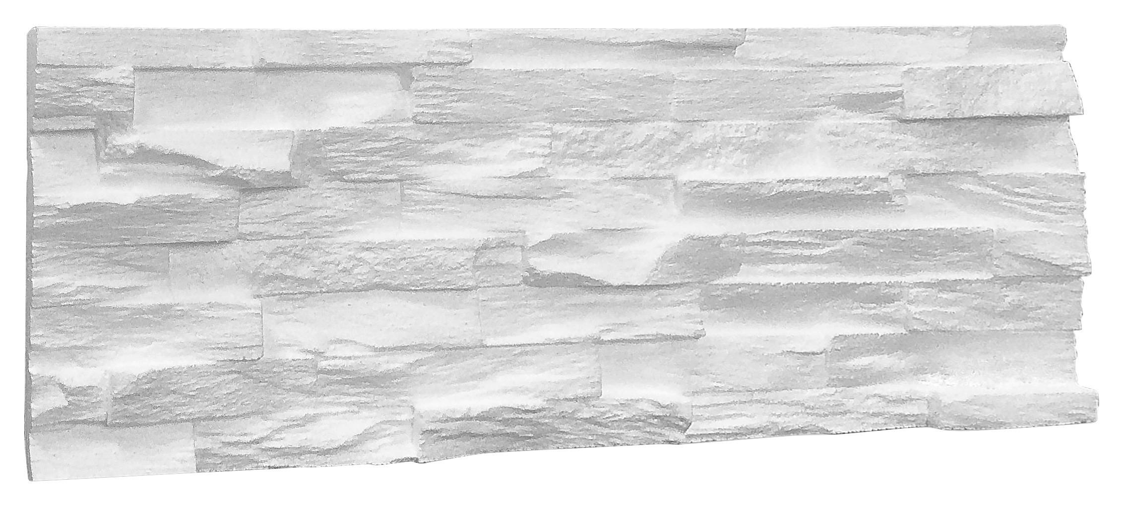 Dekorstein weiß B/L: ca. 18,7x54,7 cm Dekorstein_UltraLight_6tlg. - weiß (18,70/54,70cm) - Rebel of Styles