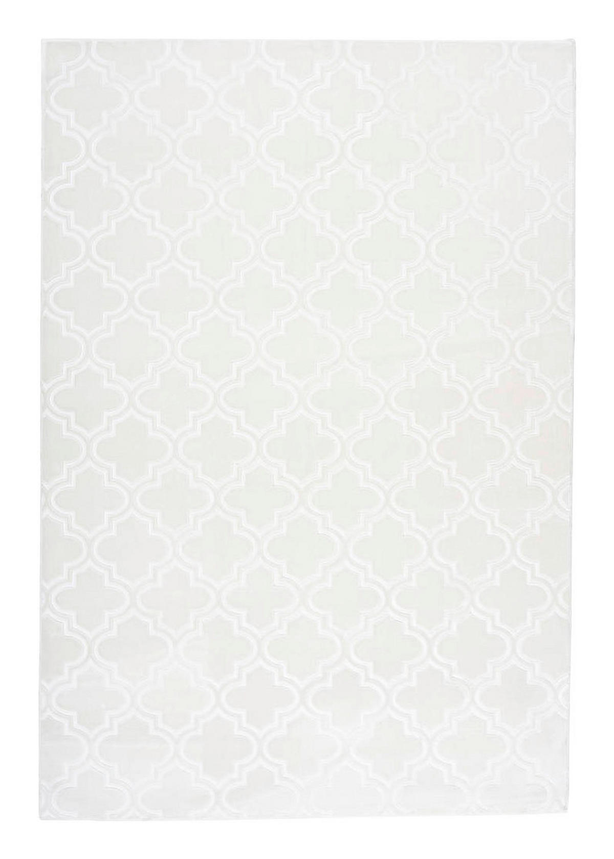 360Living Teppich Monroe weiß B/L: ca. 80x150 cm Monroe - weiß (80,00/150,00cm) - 360Living