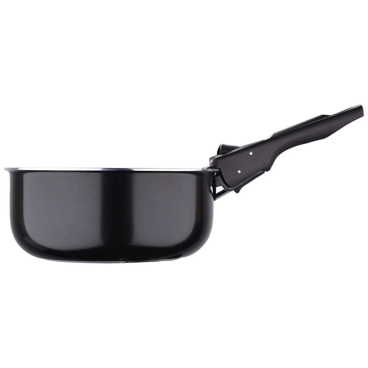 BERGNER Topfset Click & cook black schwarz Aluminium 4 tlg. Click & cook black - schwarz - BERGNER