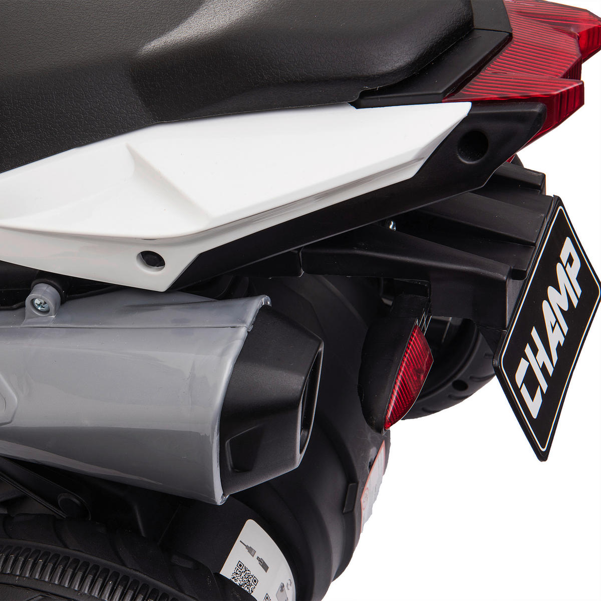 HOMCOM Kinder-Elektromotorrad rot B/H/L: ca. 42x52x86 cm Kinder-Elektromotorrad - rot/schwarz (86,00/42,00/52,00cm) - HOMCOM