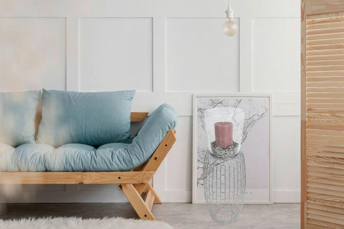 Kayoom Kerzenständer Malibu 825 Malibu 825 - silber (28,00/28,00/73,00cm) - Kayoom