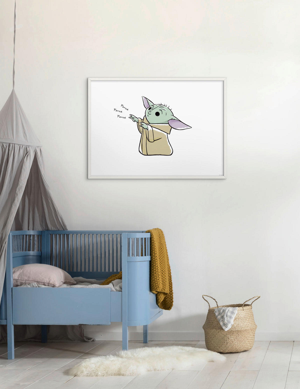 Komar Poster Mandalorian The Child Sweet Force Disney B/L: ca. 70x50 cm Mandalorian The Child Sweet Force - (70,00/50,00cm) - Komar