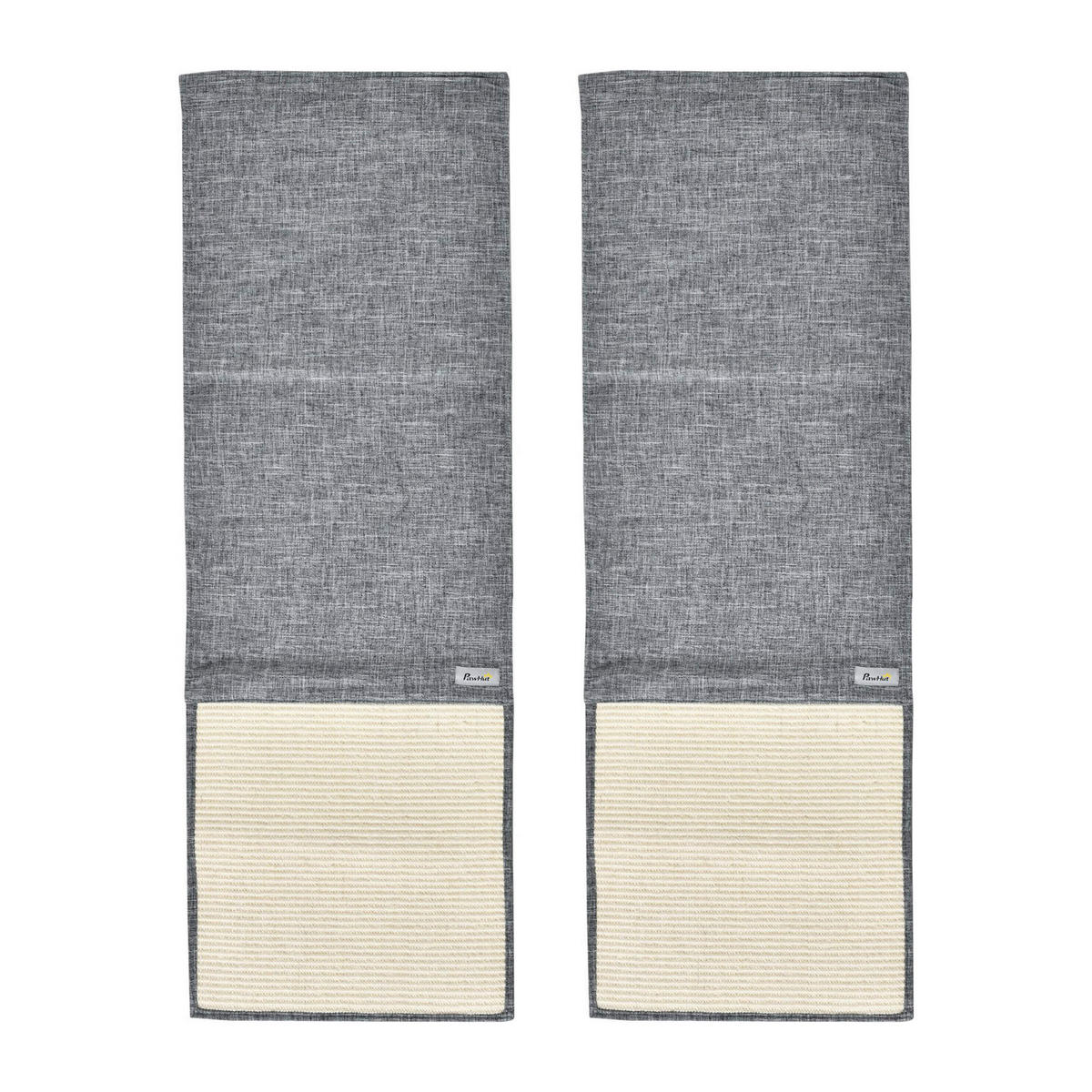 PawHut Tier-Zubehör grau Sisal B/H/L: ca. 45x130x0,3 cm Kratzebrett - grau (0,30/45,00/130,00cm) - PawHut