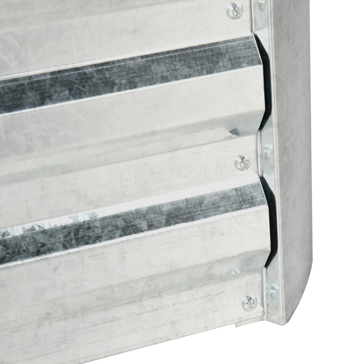 Outsunny Hochbeet silber Stahl B/H/L: ca. 53x90x53 cm Hochbeet - grün/silber (53,00/53,00/90,00cm) - Outsunny
