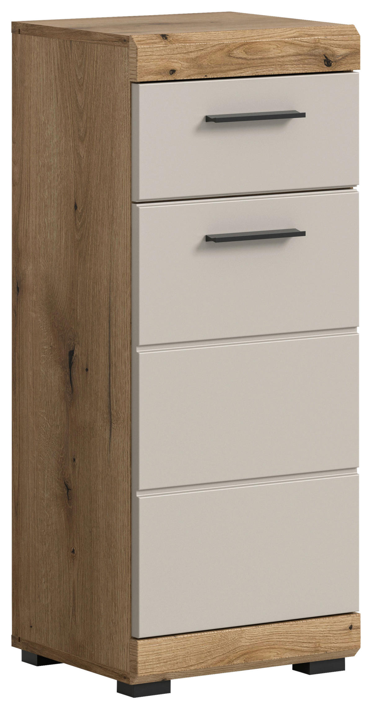 Badhochschrank Scout Evoke Oak Nachbildung Kaschmirgrau Nachbildung B/H/T: ca. 37x88x31 cm Scout - Kaschmirgrau (37,00/88,00/31,00cm) - xonox.home