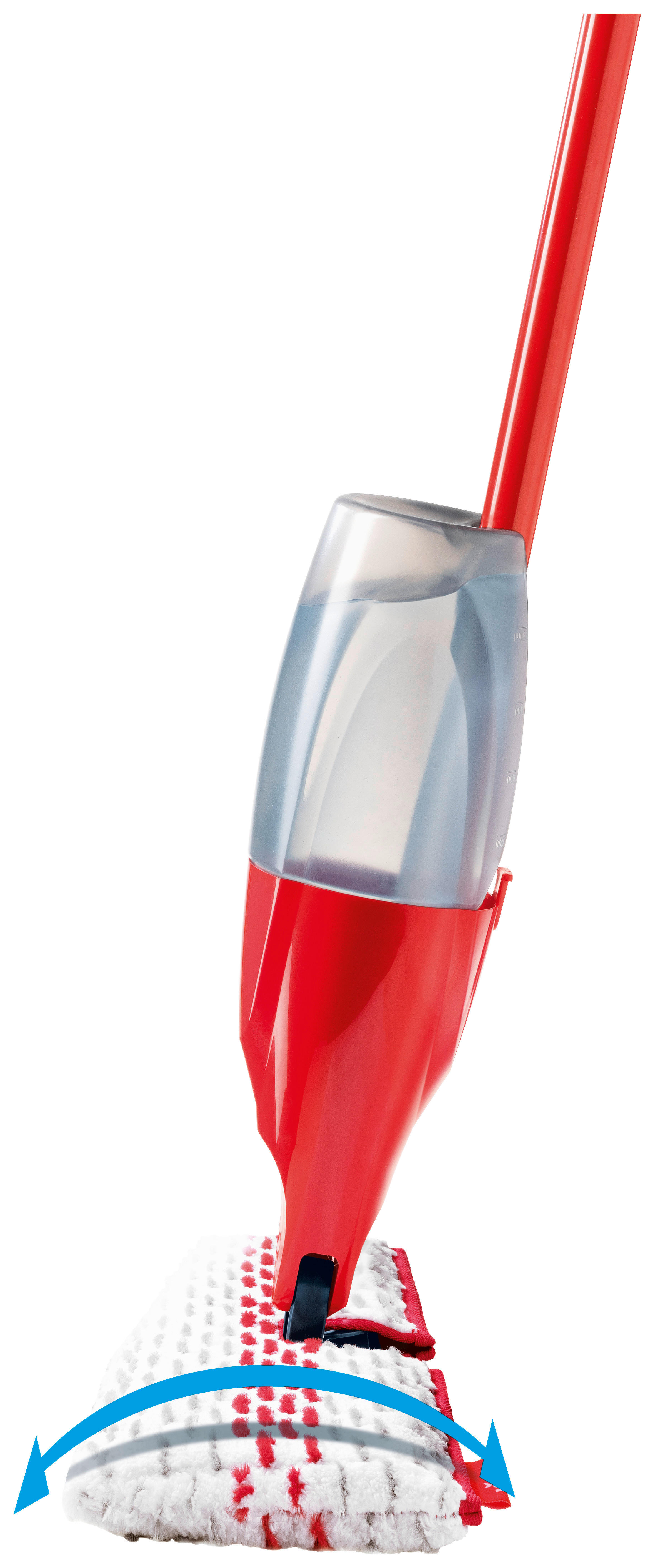 Vileda Wischmopp weiß B/H/L: ca. 21,3x141,6x11,8 cm Sprühwischer_SPRAYmax - weiß/rot (11,80/21,30/141,60cm) - Vileda