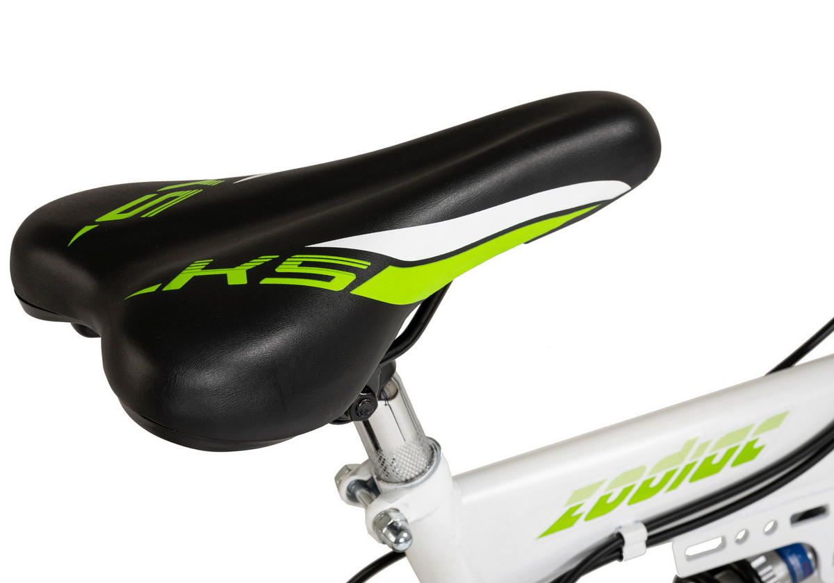 WYLD Kinder-Mountainbike Zodiac ZODIAC 24 Zoll Rahmenhöhe 38 cm 18 Gänge weiß weiß ca. 24 Zoll Zodiac - weiß - WYLD