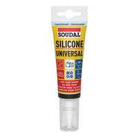 Soudal Silikon transparent ca. 0,08 l Universal-Tube_Silikon 80ml trans. - transparent (80ml) - Soudal