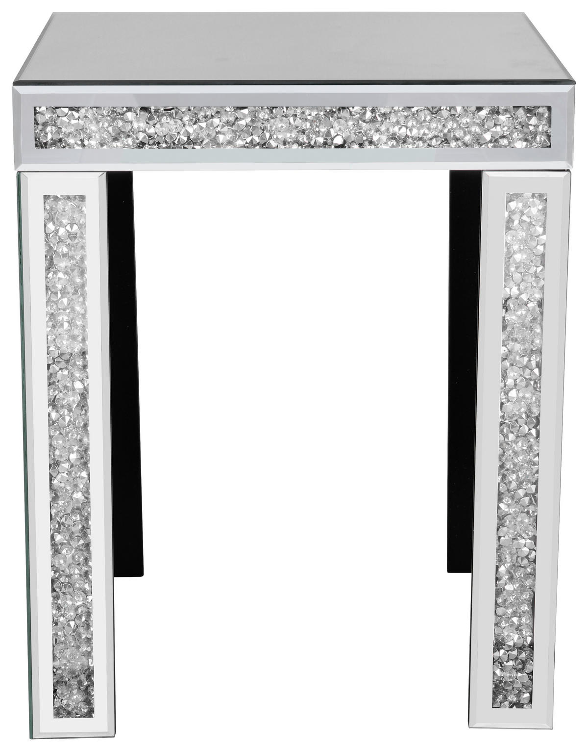 Beistelltisch Zoe silber B/H/T: ca. 40x50x40 cm Zoe - silber (40,00/50,00/40,00cm)
