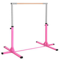 HOMCOM Kinder-Gymnastikstange B/H/L: ca. 121x150x194 cm Kinder-Gymnastikstange - rosa (194,00/121,00/150,00cm) - HOMCOM