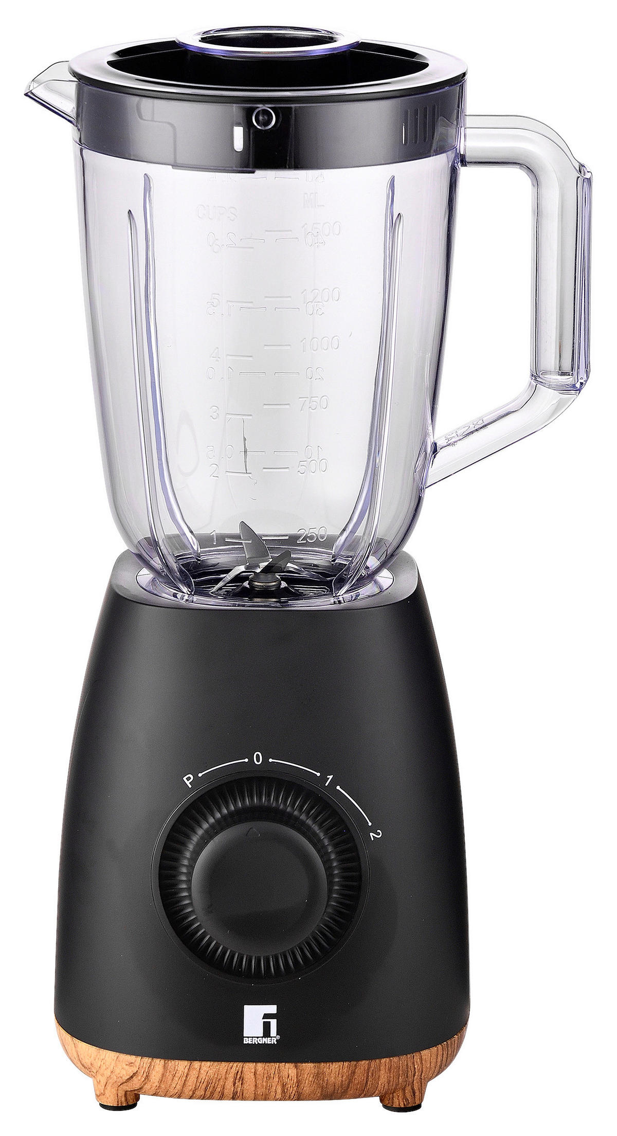 BERGNER Blender schwarz Polypropylen B/H/L: ca. 17x41x19 cm CHARCOAL - schwarz (19,00/17,00/41,00cm) - BERGNER