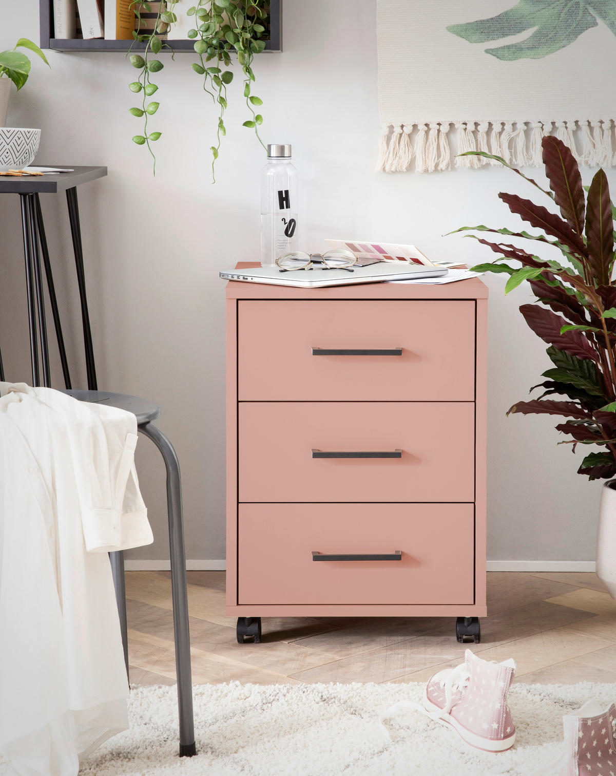 Rollcontainer Ruby apricot B/H/T: ca. 40,1x57x50 cm Ruby - apricot (40,10/57,00/50,00cm) - Möbelpartner