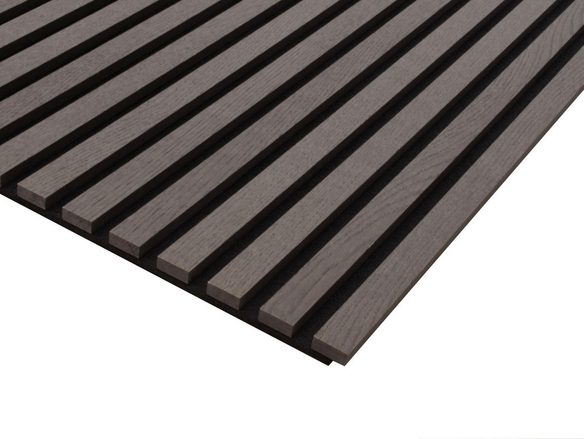 FN Acustico Wand-und Akustikpaneel Eiche ger. L/B/H: ca. 240x57,25x1,9 cm pro Stück Akustikplatte 57x240 FREI058 Eiche - Eiche ger. (240,00/57,25/1,90cm) - FN Acustico