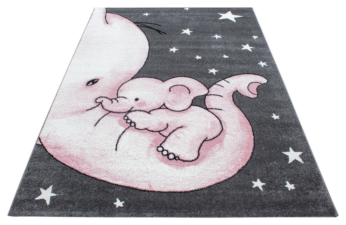 Ayyildiz Teppich KIDS pink B/L: ca. 80x150 cm KIDS - pink (80,00/150,00cm) - Ayyildiz