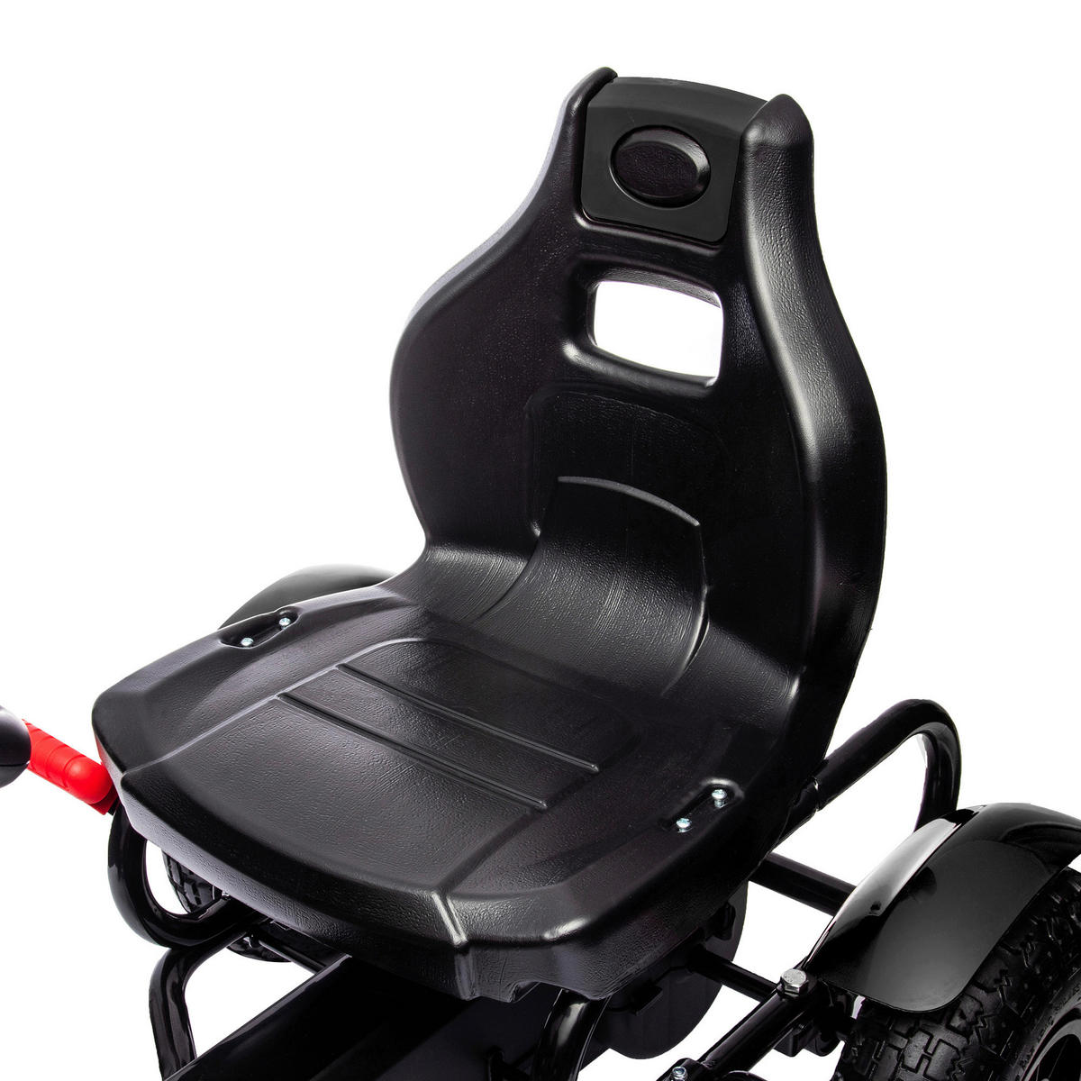 HOMCOM Kinder-Fahrzeug schwarz B/H/L: ca. 58x121x61 cm Gokart - schwarz (61,00/58,00/121,00cm) - HOMCOM