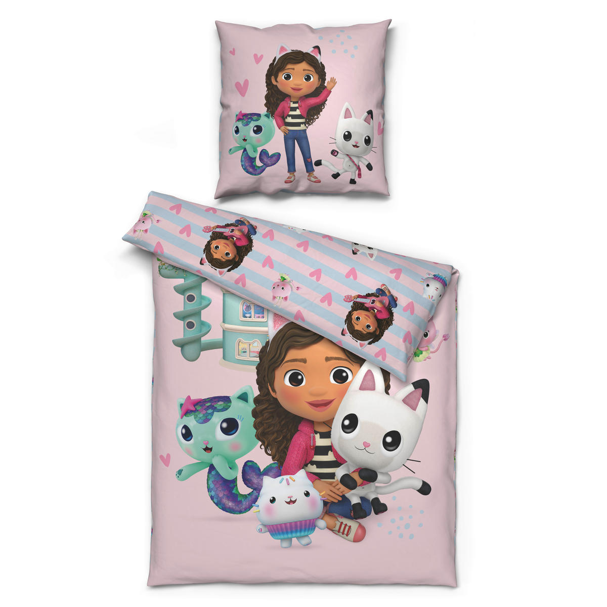 Microfaser Bettwäsche Bettwäsche_Gabbys_Dollhouse 135x200 - multicolor (135,00/200,00cm) - Feuerwehrmann Sam