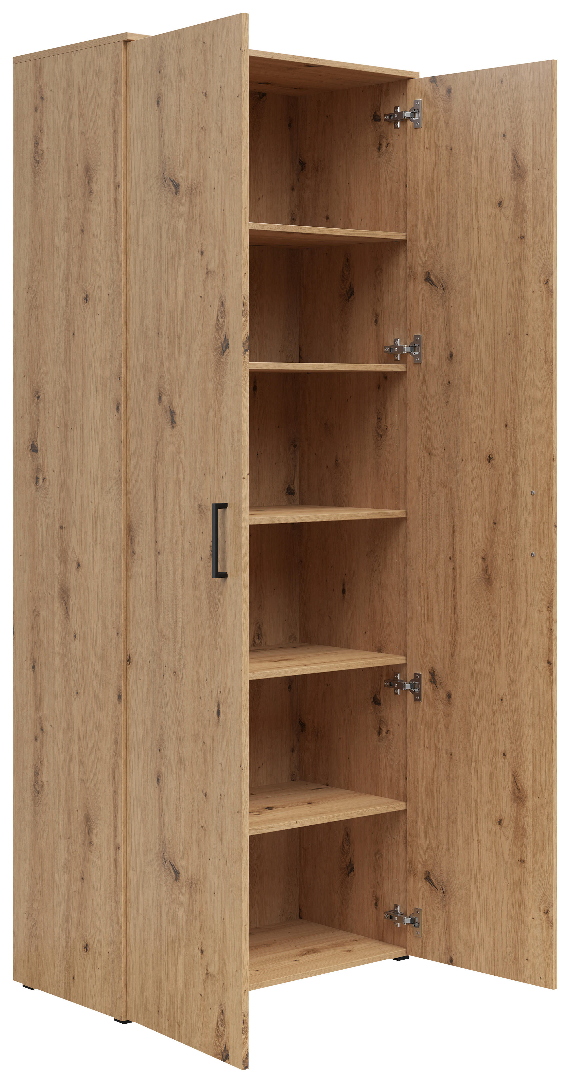 Schrank Multi-Stauraum Typ 37 Eiche Artisan Nachbildung B/H/T: ca. 80x195x40 cm Multi-Stauraum Typ 37 - Eiche (80,00/195,00/40,00cm)