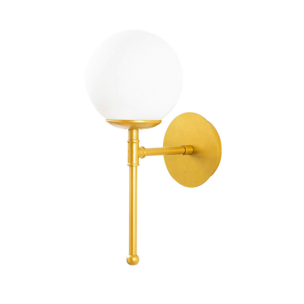 Opviq Wandleuchte gold Glas Metall B/H/L: ca. 20x35x15 cm E27 1 Brennstellen Mudoni-MR - gold (15,00/20,00/35,00cm) - Opviq