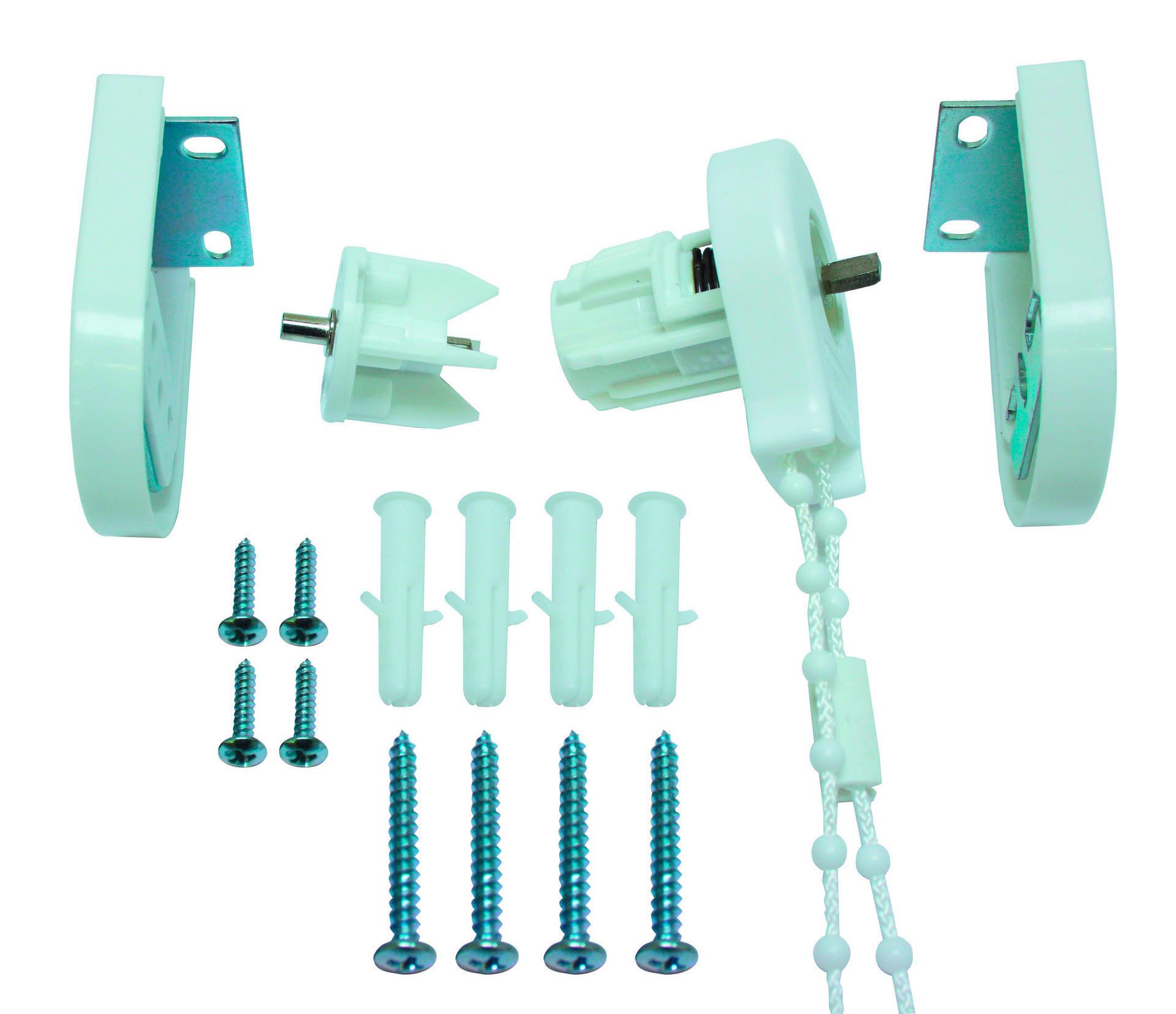 Boviva Seitenzug-Set für Rollos Seitenzugset_für_Rollo - weiß - Boviva