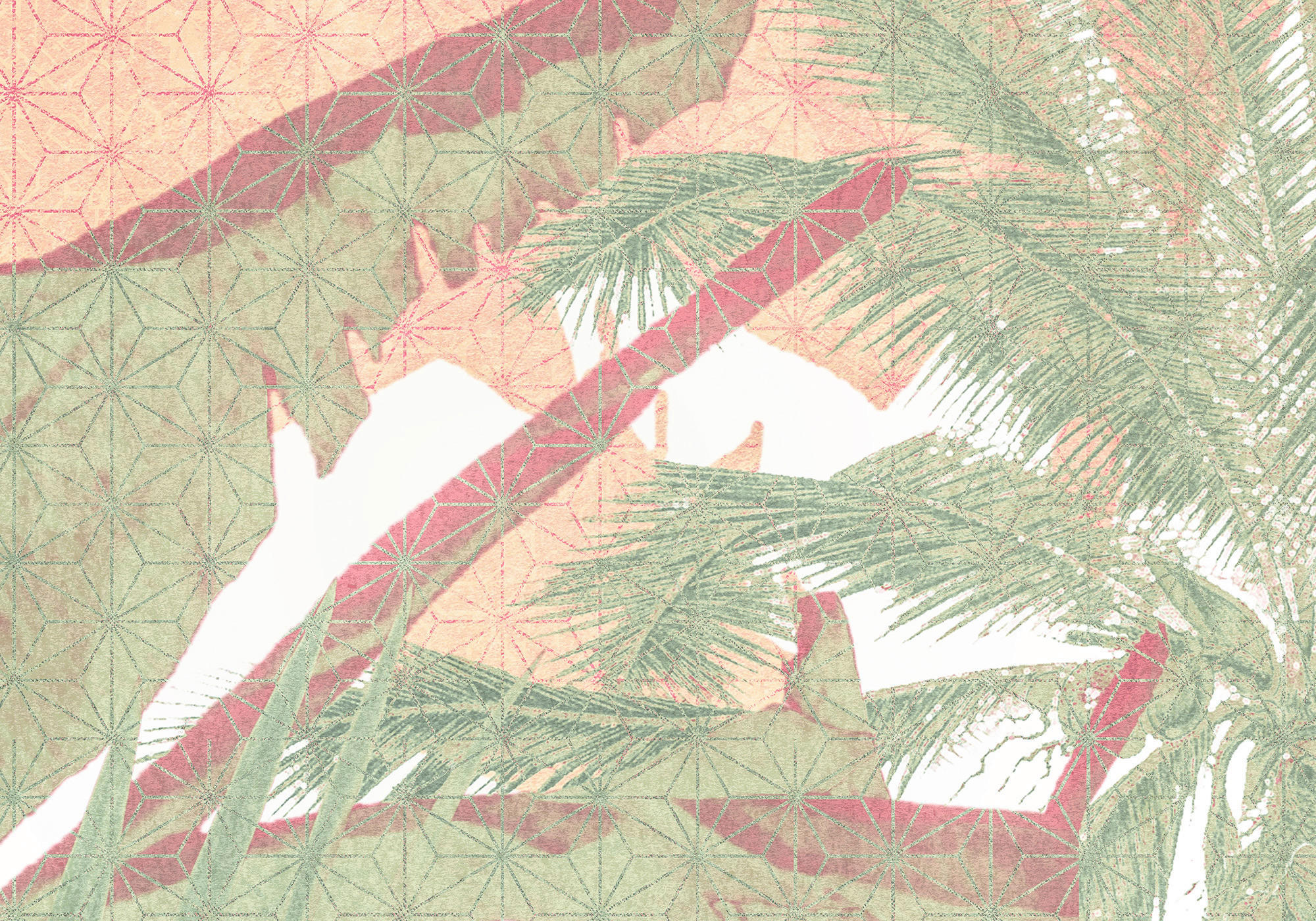 Komar Fototapete Palmiers B/L: ca. 400x280 cm Palmiers - (400,00/280,00cm) - Komar