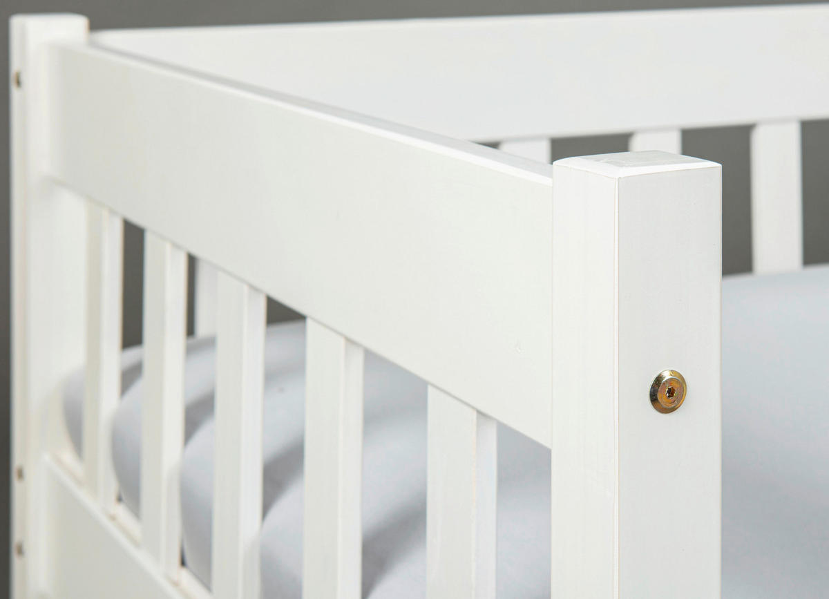 Bett Sintro weiß Liegefläche B/L: ca. 90x200 cm Sintro - weiß (209,00/70,00/100,00cm) - Inter Link