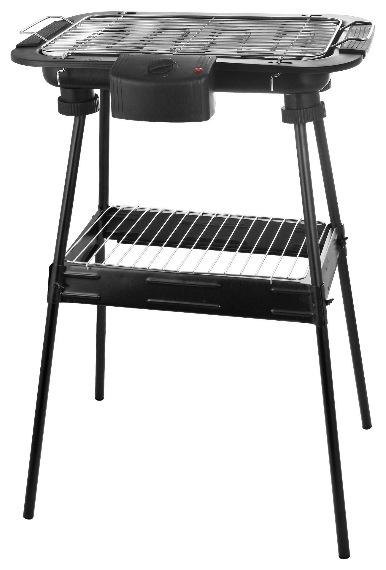 Emerio Barbecue-Standgrill BG-107665.1 schwarz Metall B/H/L: ca. 37x50x8,5 cm Barbecue-Standgrill BG-107665.1 - schwarz (8,50/37,00/50,00cm) - Emerio