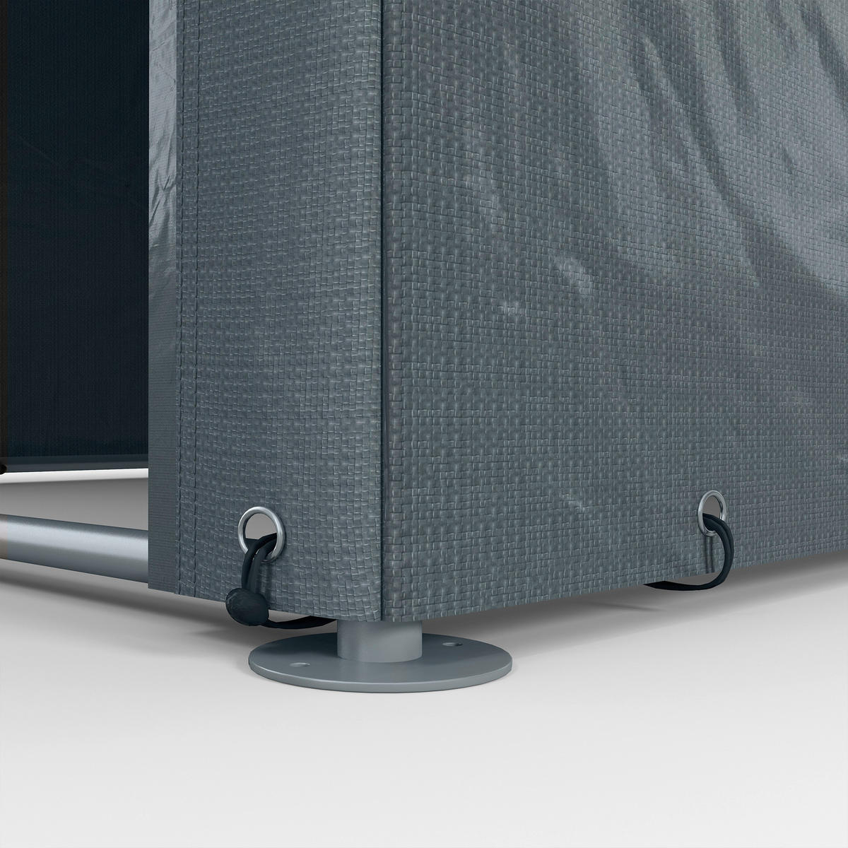 Outsunny Garagenzelt dunkelgrau Polyester B/H/L: ca. 218x172x160 cm Garagenzelt - dunkelgrau (160,00/218,00/172,00cm) - Outsunny