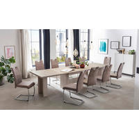 Essgruppe Lia II Eiche beige B/H/T: ca. 320x76x90 cm Lia II - beige/Eiche (320,00/76,00/90,00cm) - Hela