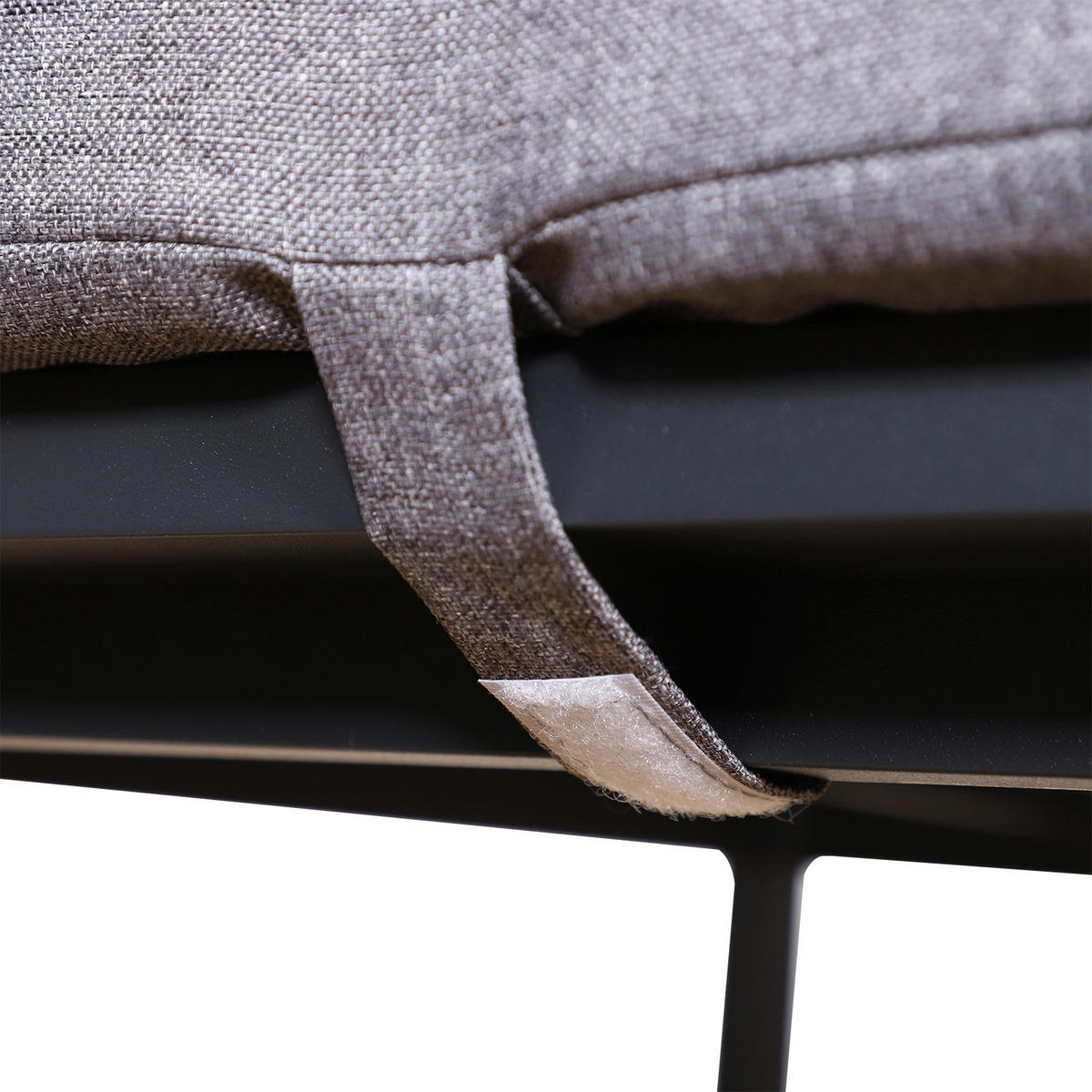 Outsunny Loungeset grau Aluminium Loungeset_4tlg - grau - Outsunny