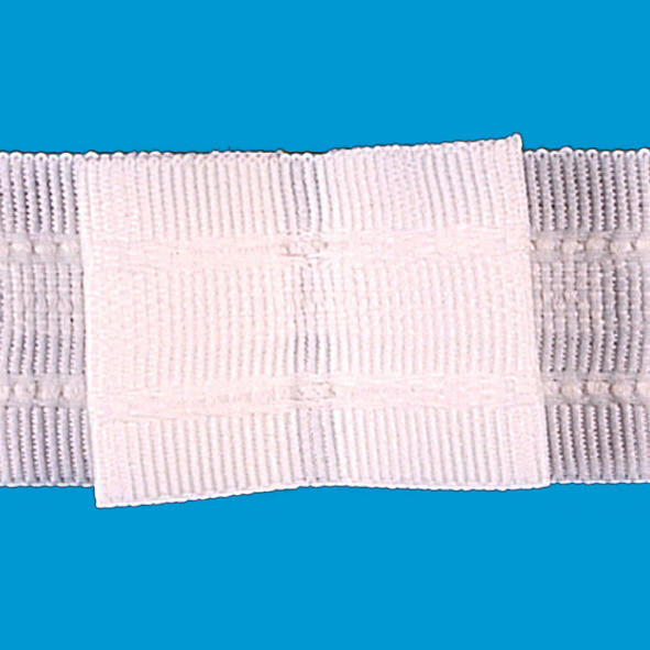 Faltenband Meterware Faltenband - weiß (2,50cm)