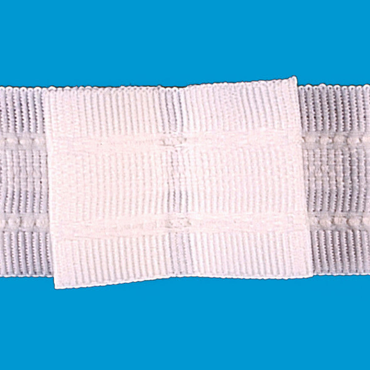 Faltenband Meterware Faltenband - weiß (2,50cm)
