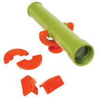 AXI Teleskop lindgrün B/H/L: ca. 10x10x30 cm Teleskop - orange/lindgrün (30,00/10,00/10,00cm) - AXI