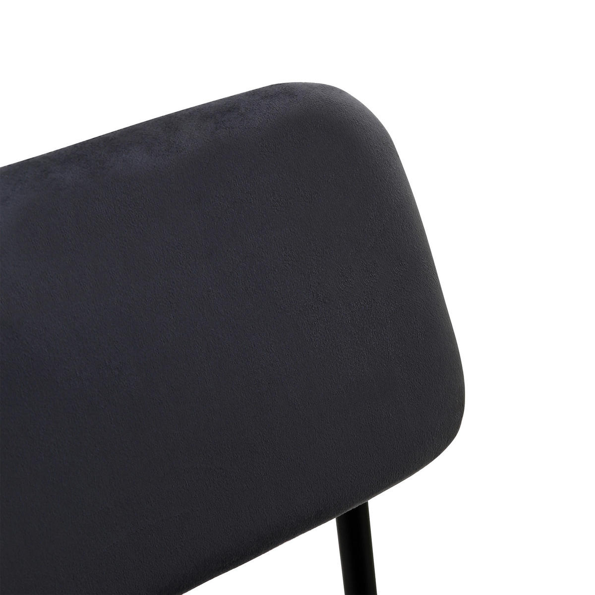 schwarz Samt Metall MIKA - schwarz