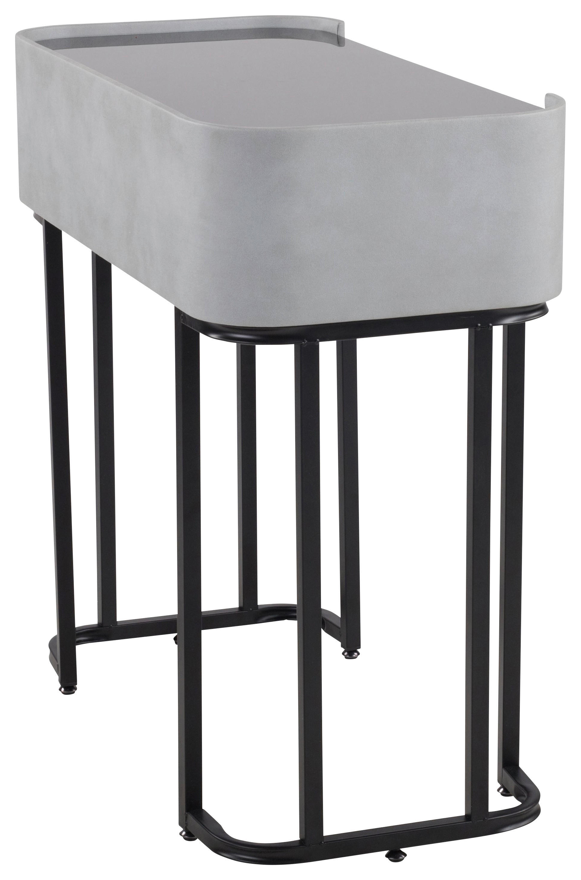 Konsole Petra B/H/T: ca. 80x40x79 cm Petra - schwarz/grau (80,00/40,00/79,00cm)