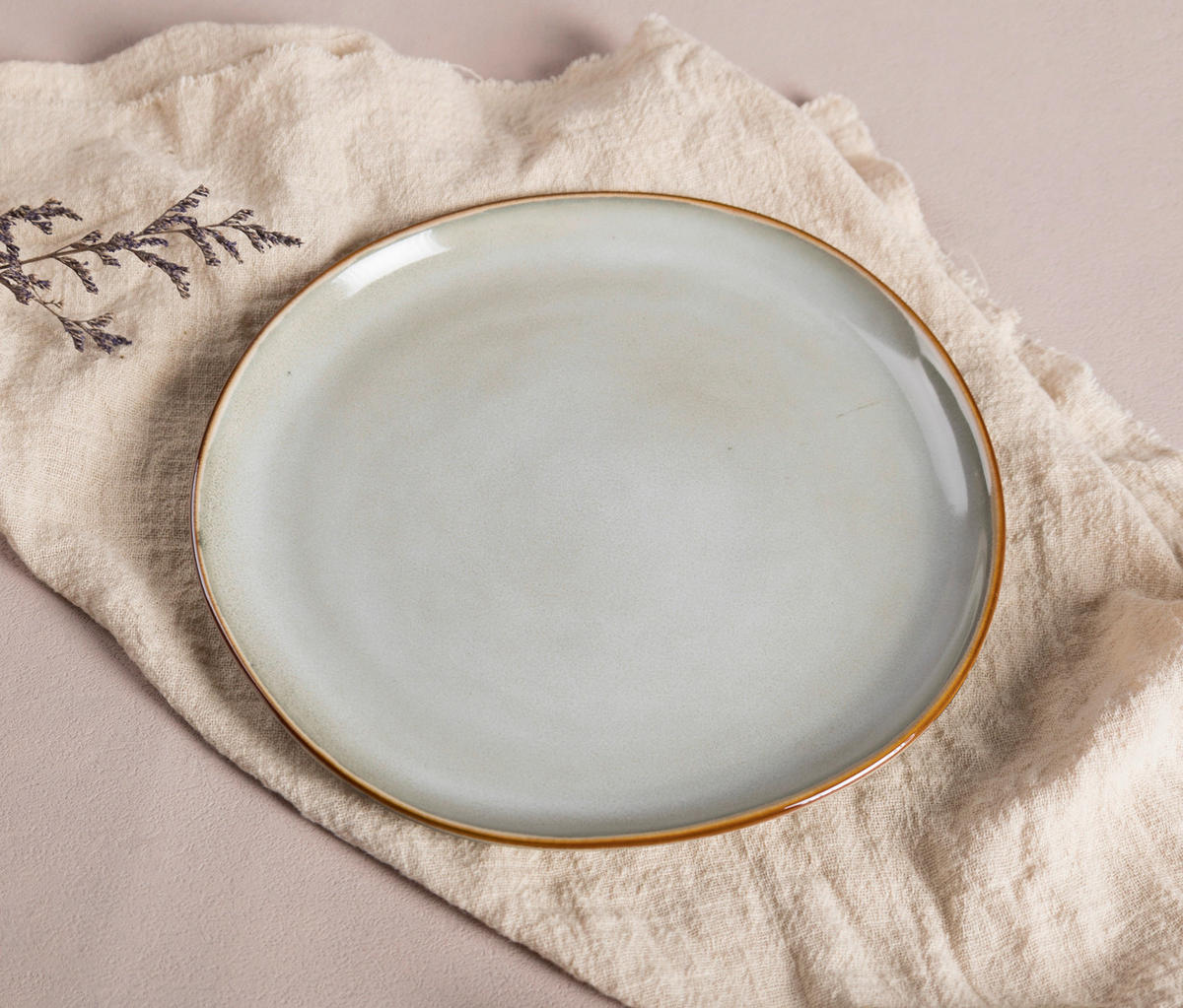 Dessertteller beige Steinzeug D: ca. 20,5 cm Dessertteller_Organic - beige (20,50cm)