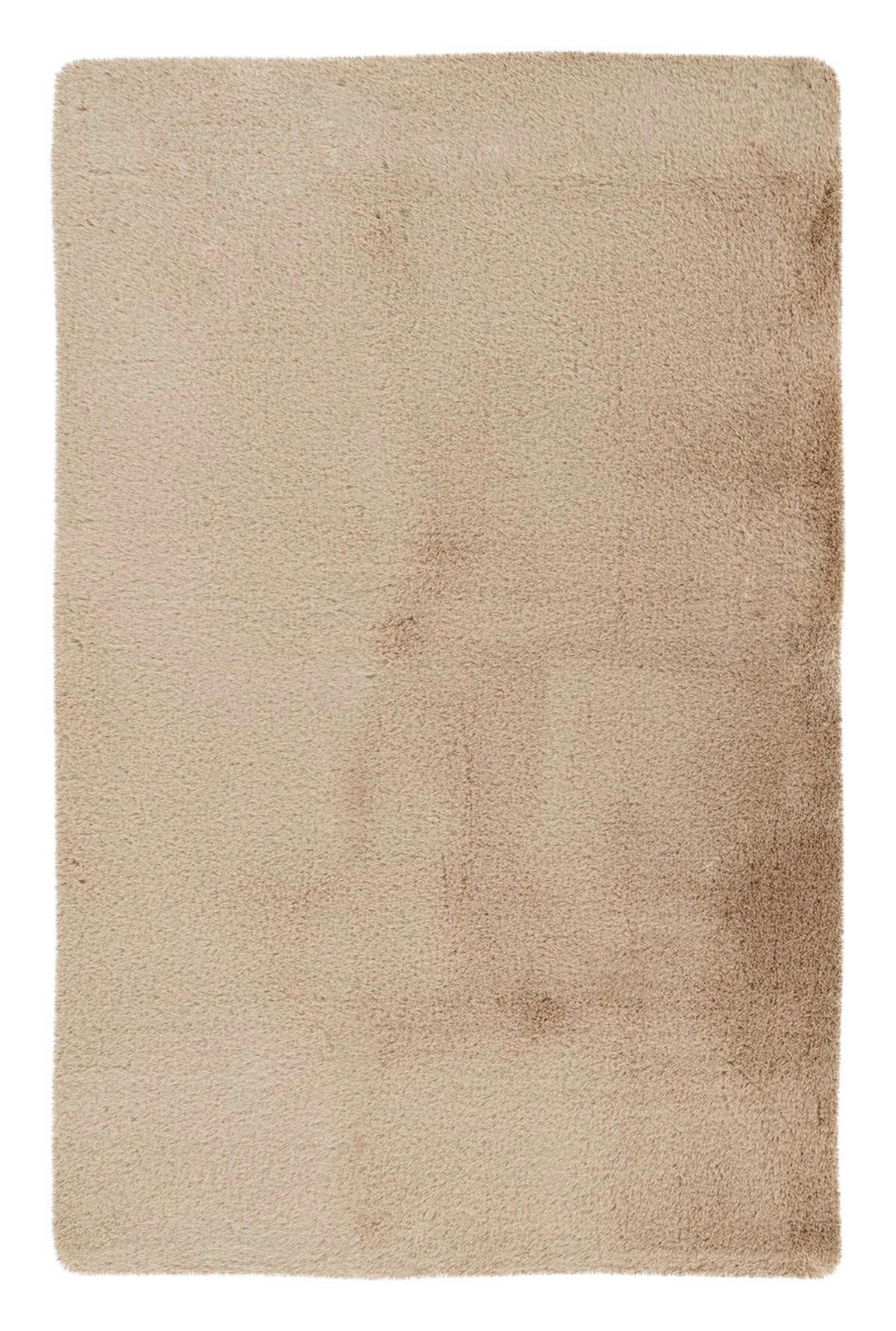 Kayoom Kurzflorteppich Badematte Rabbit Light 425 beige B/H/L: ca. 65x2,4x100 cm Badematte Rabbit Light 425 - beige (100,00/65,00/2,40cm) - Kayoom