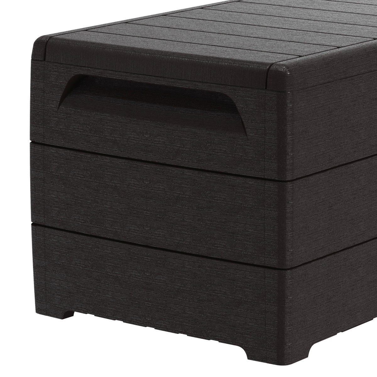 VCM Aufbewahrungsbox Durabox braun Kunststoff B/H/L: ca. 130x110x474 cm Durabox - braun (474,00/130,00/110,00cm) - VCM