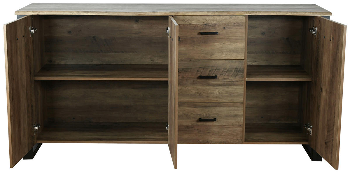 Sideboard Ute Akazie Nachbildung B/H/T: ca. 180x90x45 cm Ute - (180,00/90,00/45,00cm)